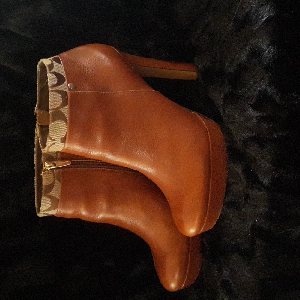 Coach Brown Booties